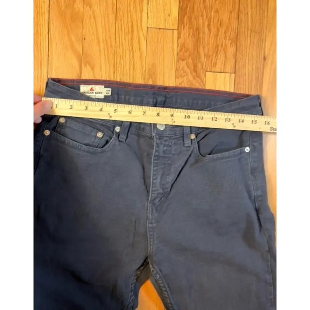 American Giant Roughneck Canvas Pants Navy Blue 32x32 (Fits 31x30) Straight USA